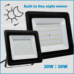 Day night sensor LED flood light (30w/50w)