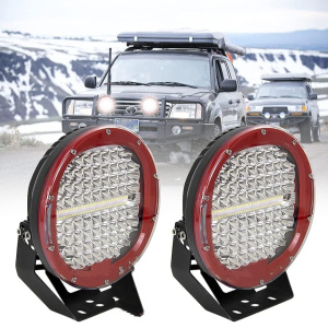 414W - 9 INCH LED SPOTLIGHT ( RED - SET OF TWO)