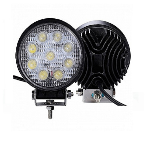 27W LED WORK LIGHT Round (PAIR)