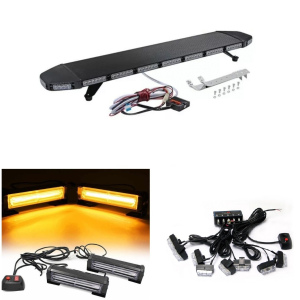 COMBO 02 - 1200MM ROOF BAR LIGHT WITH GRILL AND TAILGATE FLASHERS