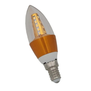 3W CANDLE BULB E14 (WARM WHITE) 5-PACK
