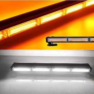 60CM 8-COB MAGNET ROOF STROBE WARNING LIGHT BAR