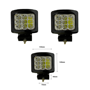 90W LED SPOT LIGHT - PAIR 