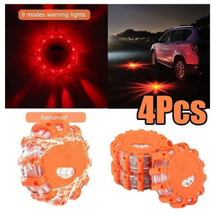 Rechargeable Road-Side Flares - SET OF 4 