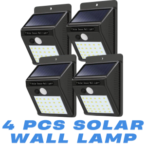 25 L.E.D Solar Wall Light (4-Units)