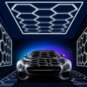 HEXAGON DETAILING GARAGE CEILING LIGHT