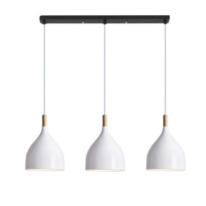 White - BLACK 3-head dinning Lamp