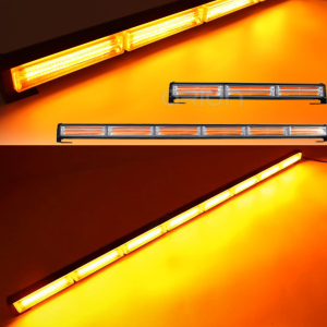 (WHITE & AMBER) 60cm - 90cm - 120cm Single-Side Flashing Bar Light 