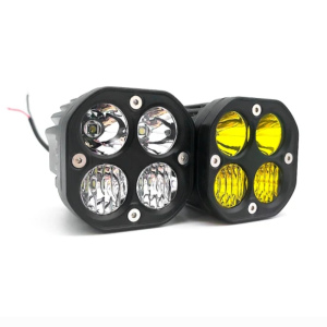 40W 3-INCH (FOG YELLOW or WHITE) COMBO-BEAM LED SPOT LIGHT - SET OF TWO