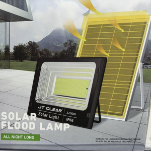 1200W SOLAR FLOOD WITH PANEL AND REMOTE