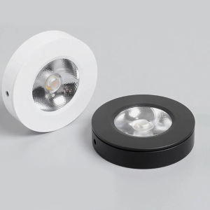 5W WARM WHITE Surface Down Light, White - Black - Gold