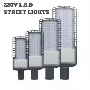 220V LED STREET LIGHTS with mounting pole (50W - 100W - 150W - 200W)
