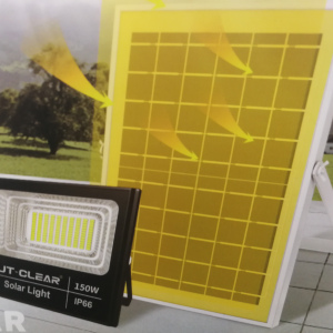 150W SOLAR FLOOD WITH PANEL AND REMOTE